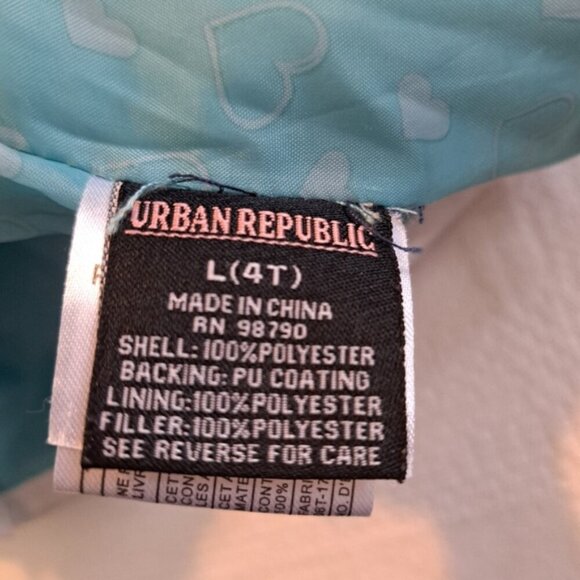 Urban Republic girls size 4T blue & white quilted light weight jacket, EUC - Picture 5 of 5